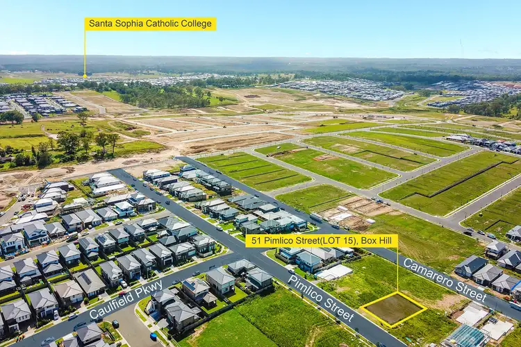 Main view of Homely land listing, 51 Pimlico Street, Box Hill NSW 2765