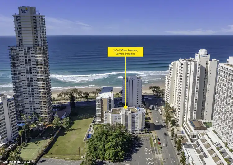 Main view of Homely apartment listing, 1/5-7 View Avenue, Surfers Paradise QLD 4217