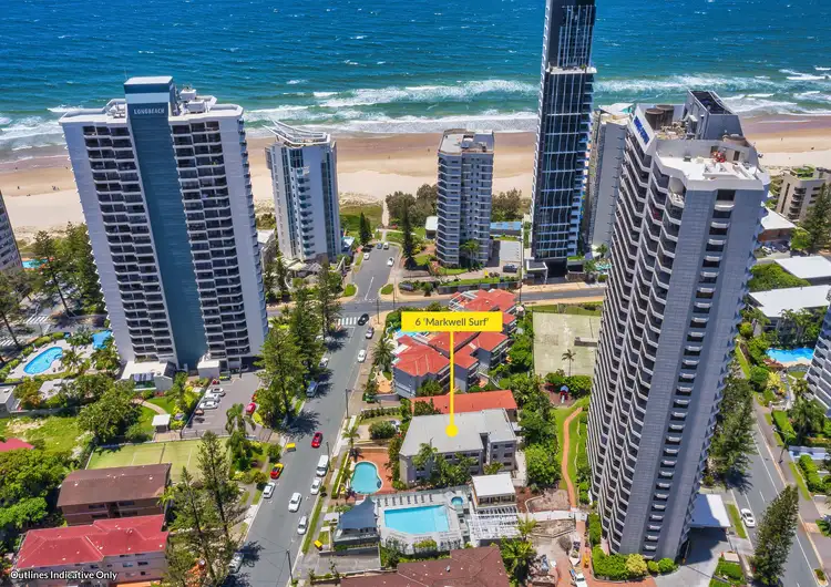 Main view of Homely unit listing, 6/16 Markwell Avenue, Surfers Paradise QLD 4217