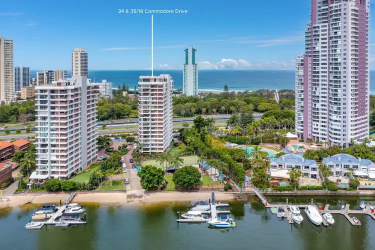 Fourth view of Homely unit listing, 34 & 35/18 Commodore Drive, Surfers Paradise QLD 4217