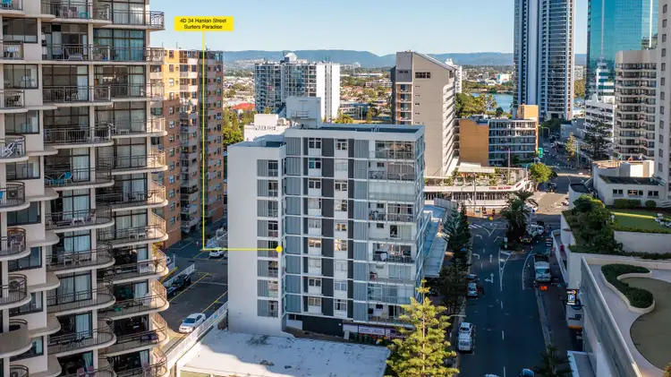 Second view of Homely apartment listing, 4D/34 Hanlan Street, Surfers Paradise QLD 4217