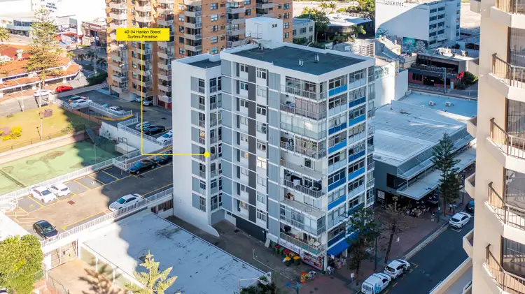 Fourth view of Homely apartment listing, 4D/34 Hanlan Street, Surfers Paradise QLD 4217