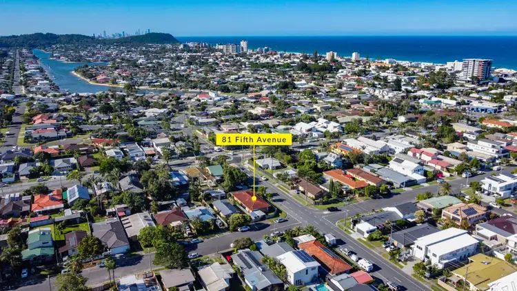 Main view of Homely house listing, 81 Fifth Avenue, Palm Beach QLD 4221