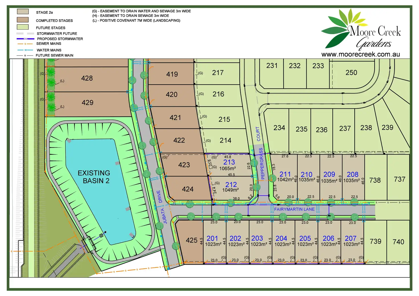 Main view of Homely land listing, LOT 213, Peppergrass Court Stage 2A Moore Creek Gardens, Tamworth NSW 2340