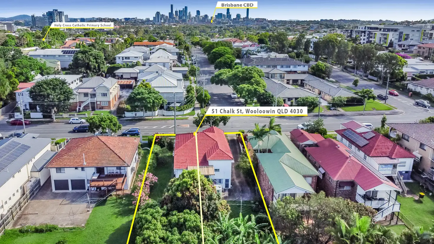 Main view of Homely house listing, 51 Chalk Street, Wooloowin QLD 4030