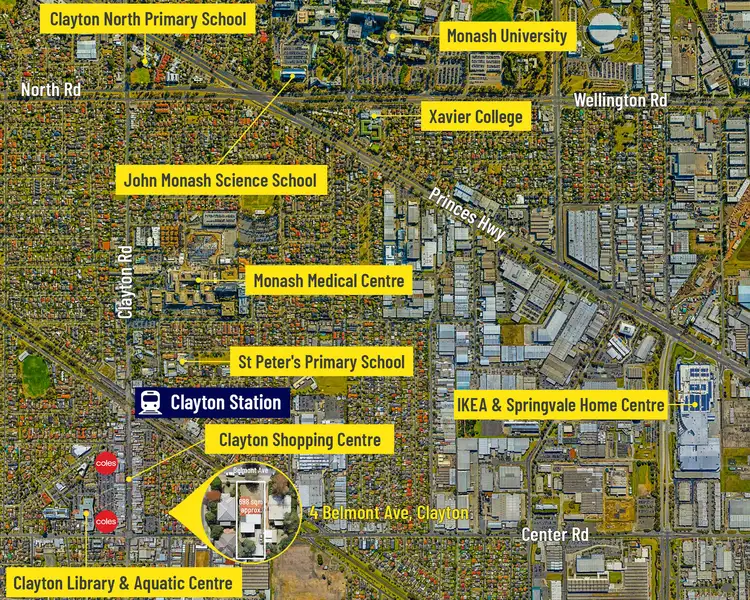 Second view of Homely house listing, 4 Belmont Avenue, Clayton VIC 3168