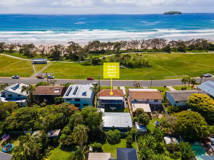 Main view of Homely house listing, 60-60a Sandys Beach Drive, Sandy Beach NSW 2456