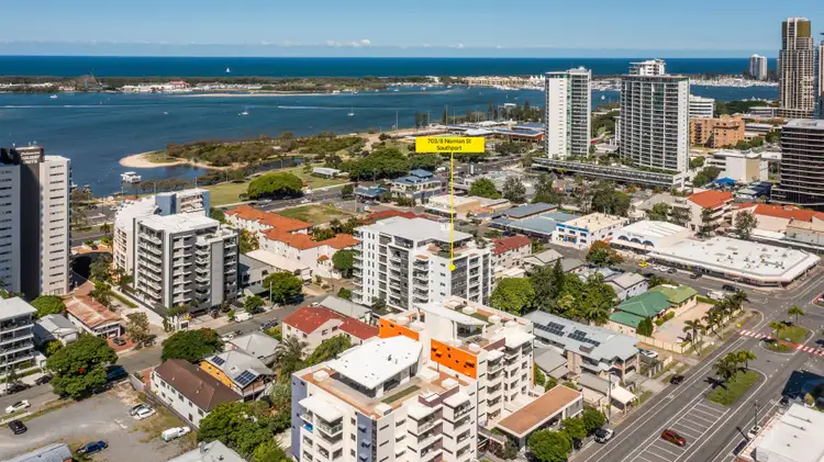 Second view of Homely apartment listing, 703/8 Norman Street, Southport QLD 4215