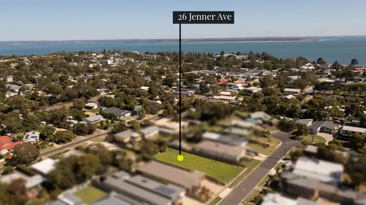Main view of Homely land listing, 26 Jenner Avenue, Cowes VIC 3922