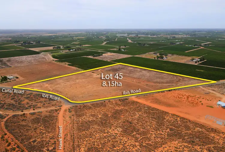 Lot 45 Canal Road (Via Ibis Road), Renmark SA 5341