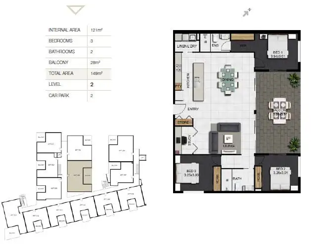 Sixth view of Homely apartment listing, 305/38 Latimer Street, Holland Park QLD 4121