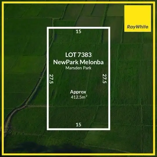 Main view of Homely land listing, LOT 7383 "NEWPARK" MELONBA, Marsden Park NSW 2765