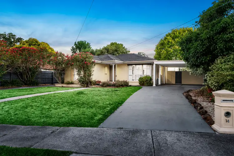 Main view of Homely house listing, 14 Dudley Avenue, Wantirna VIC 3152