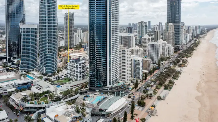 Second view of Homely unit listing, 1701/3 Orchid Avenue, Surfers Paradise QLD 4217
