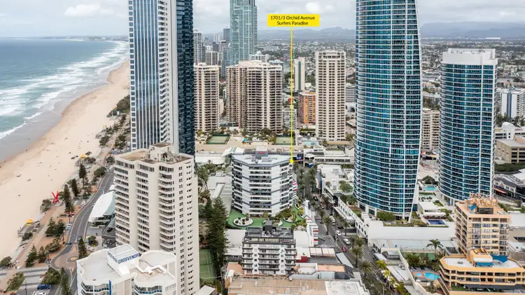 Third view of Homely unit listing, 1701/3 Orchid Avenue, Surfers Paradise QLD 4217