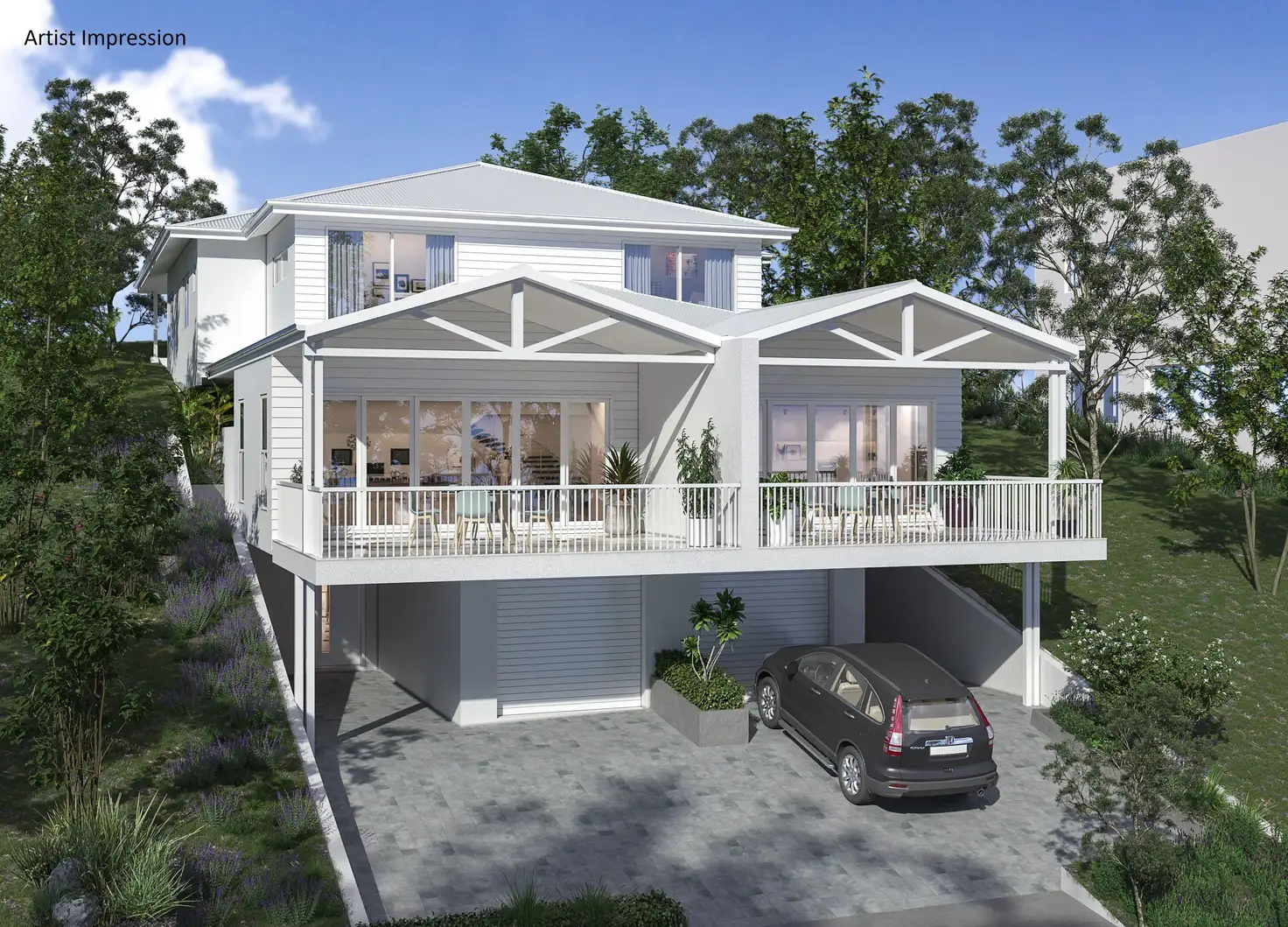 Main view of Homely semi-detached listing, 1/21 Backhouse Road, Lake Heights NSW 2502