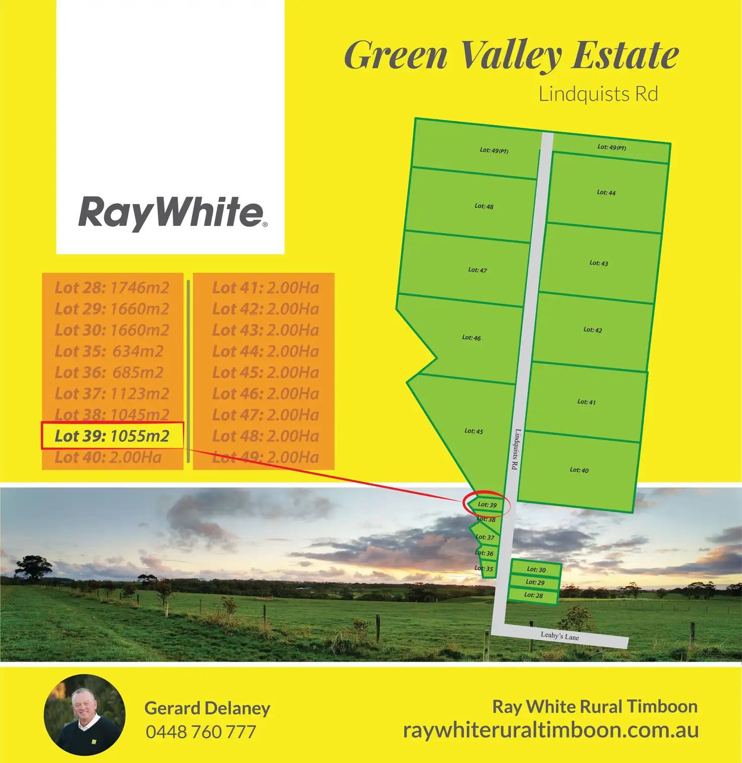 Main view of Homely land listing, 39 Lindquists Road, Timboon VIC 3268