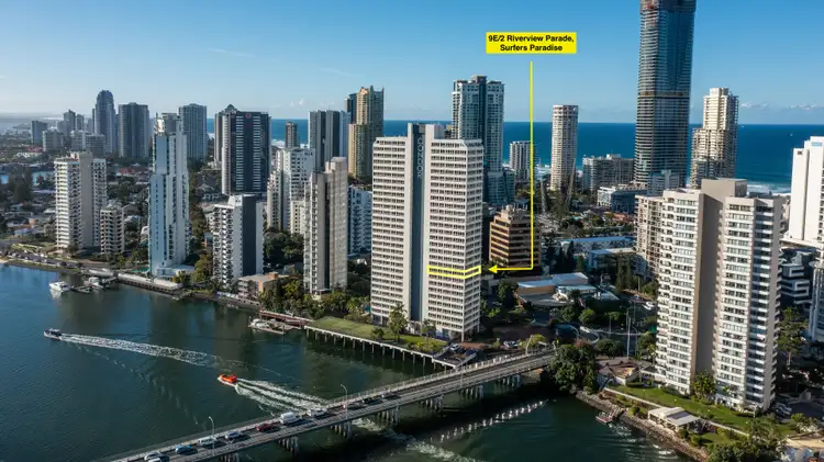 Main view of Homely unit listing, 9E/2 Riverview Parade, Surfers Paradise QLD 4217