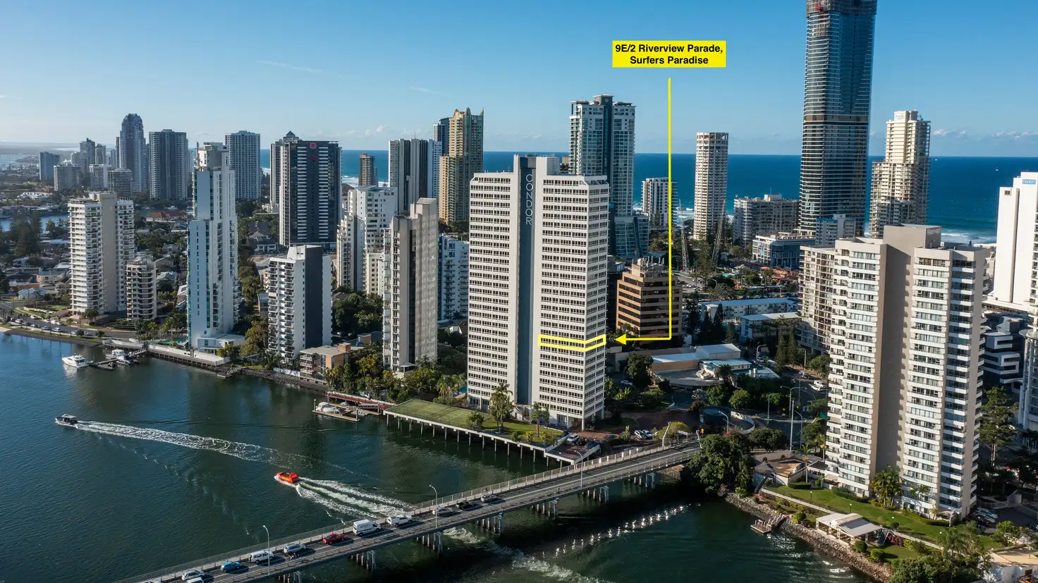 Main view of Homely unit listing, 9E/2 Riverview Parade, Surfers Paradise QLD 4217