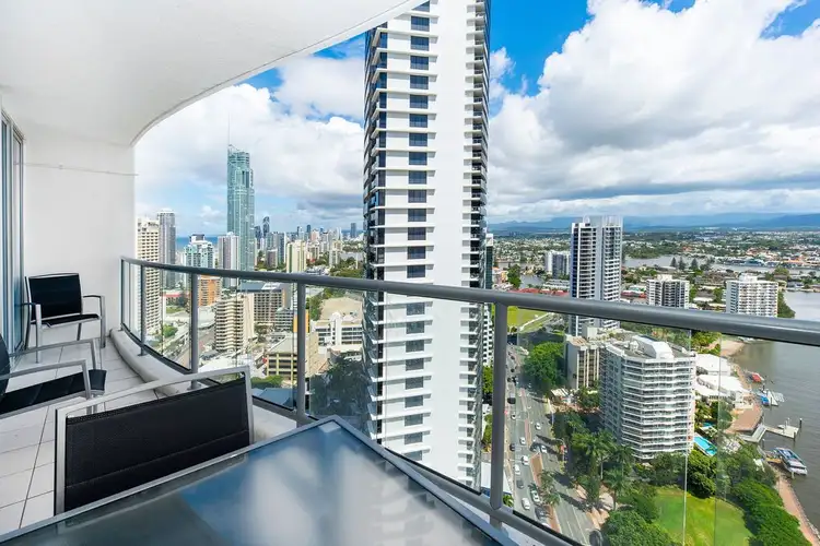 Second view of Homely apartment listing, 3306/23 Ferny Avenue, Surfers Paradise QLD 4217