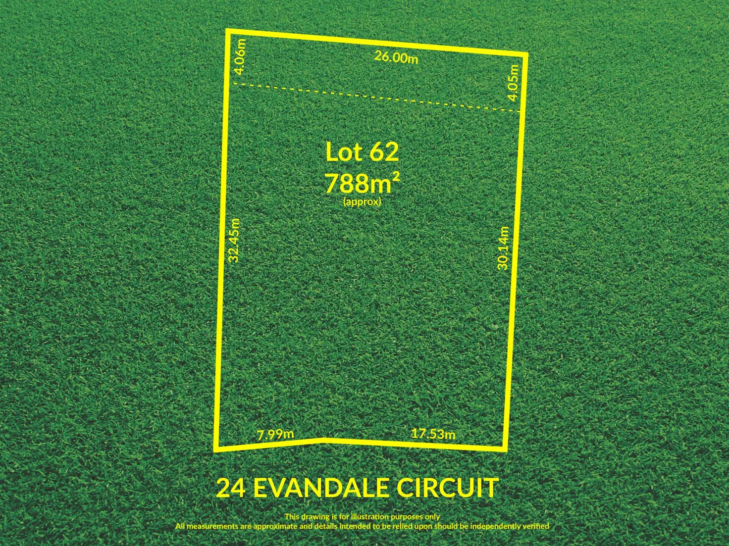Main view of Homely land listing, LOT 62, 24 Evandale Circuit, Happy Valley SA 5159