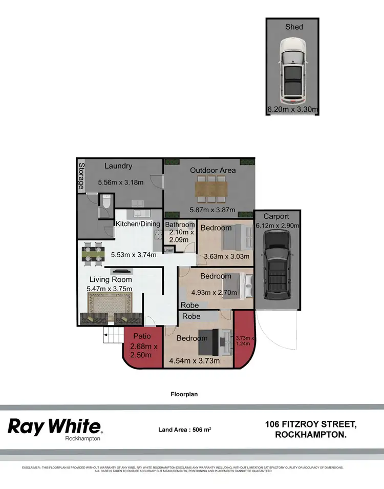 Second view of Homely house listing, 106 Fitzroy Street, Rockhampton City QLD 4700