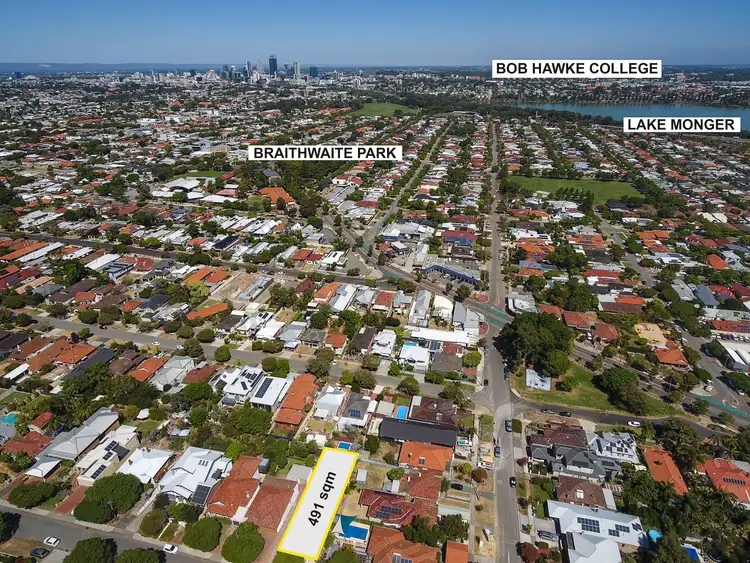 Third view of Homely land listing, 49 Bondi Street, Mount Hawthorn WA 6016