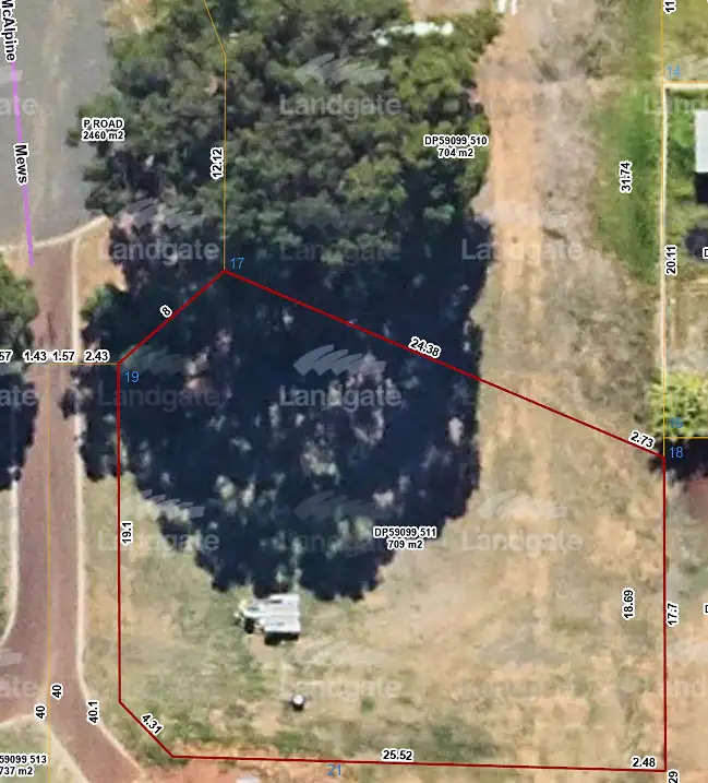 Main view of Homely land listing, 19 McAlpine Mews, Nannup WA 6275