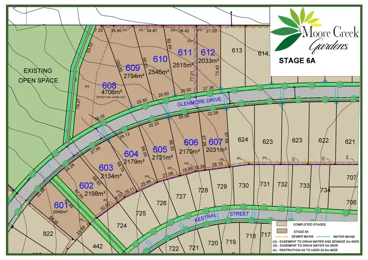 Second view of Homely land listing, LOT 606, Stage 6A Moore Creek Gardens, Tamworth NSW 2340