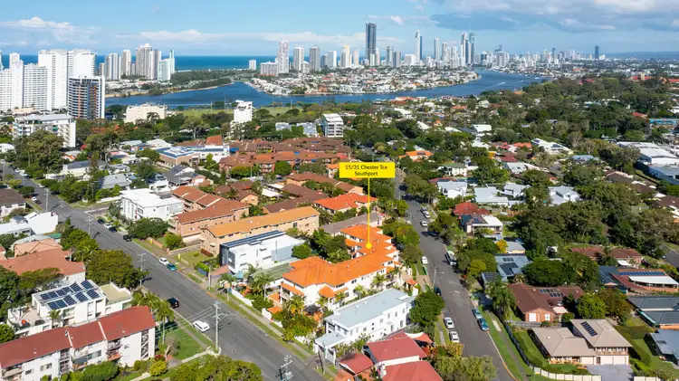 Main view of Homely apartment listing, 15/31 Chester Terrace, Southport QLD 4215