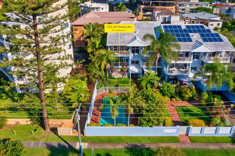 Second view of Homely unit listing, 1/34 Chelsea Avenue, Broadbeach QLD 4218
