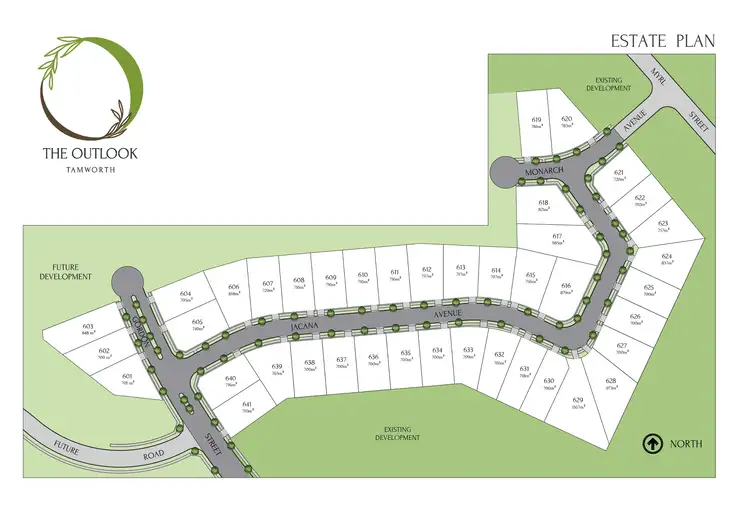 Second view of Homely land listing, LOT 640, Stage 6 The Outlook Estate, Jacana Avenue, Tamworth NSW 2340