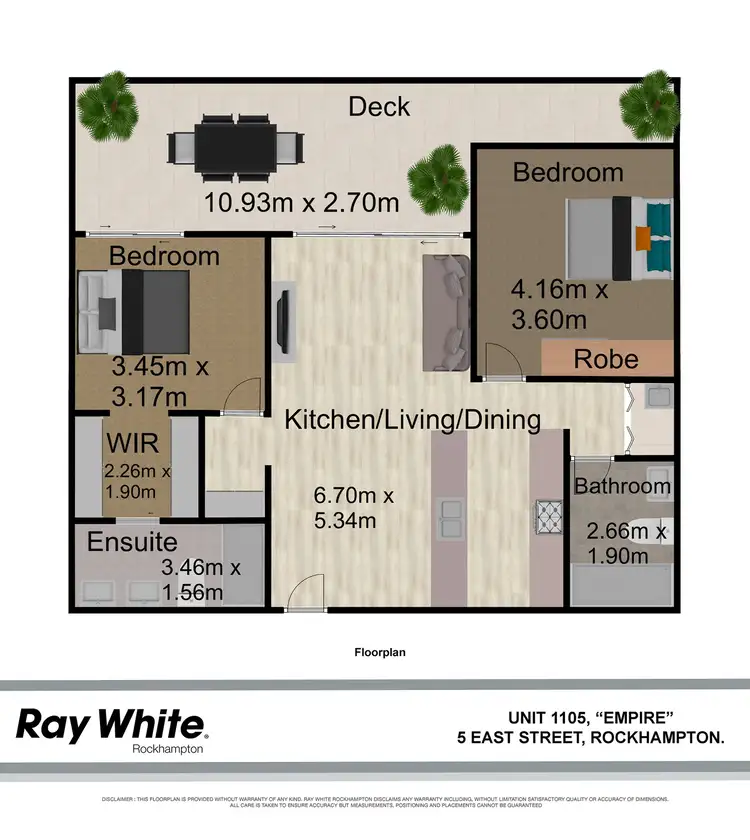 Third view of Homely apartment listing, 1105/5 East Street, Rockhampton City QLD 4700