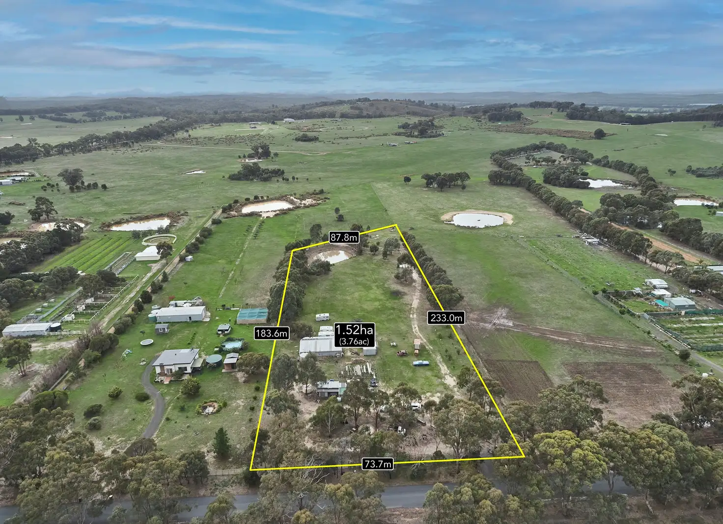 Main view of Homely land listing, 99 Hylands Lane, Heathcote VIC 3523