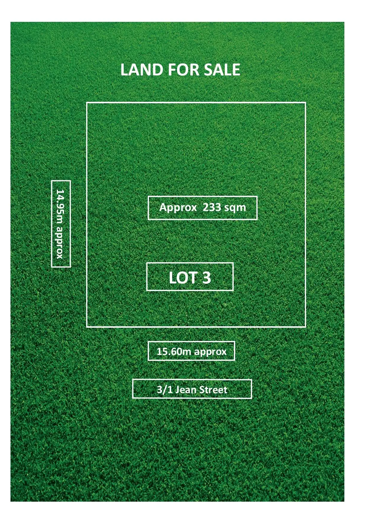Main view of Homely land listing, LOT 3, 1 Jean Street, Woodville West SA 5011