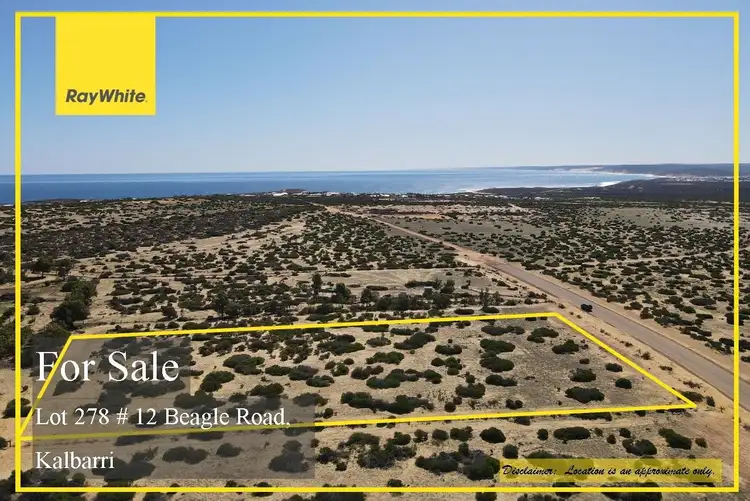 LOT 278, 12 Beagle Road, Kalbarri WA 6536
