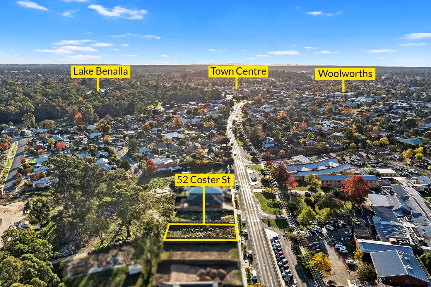 Main view of Homely land listing, 52 Coster Street, Benalla VIC 3672