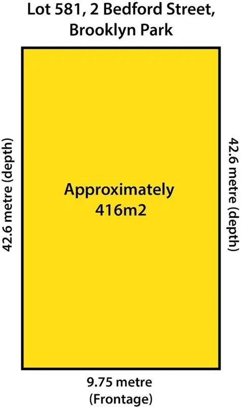 Lot 581, 2 Bedford Street, Brooklyn Park SA 5032