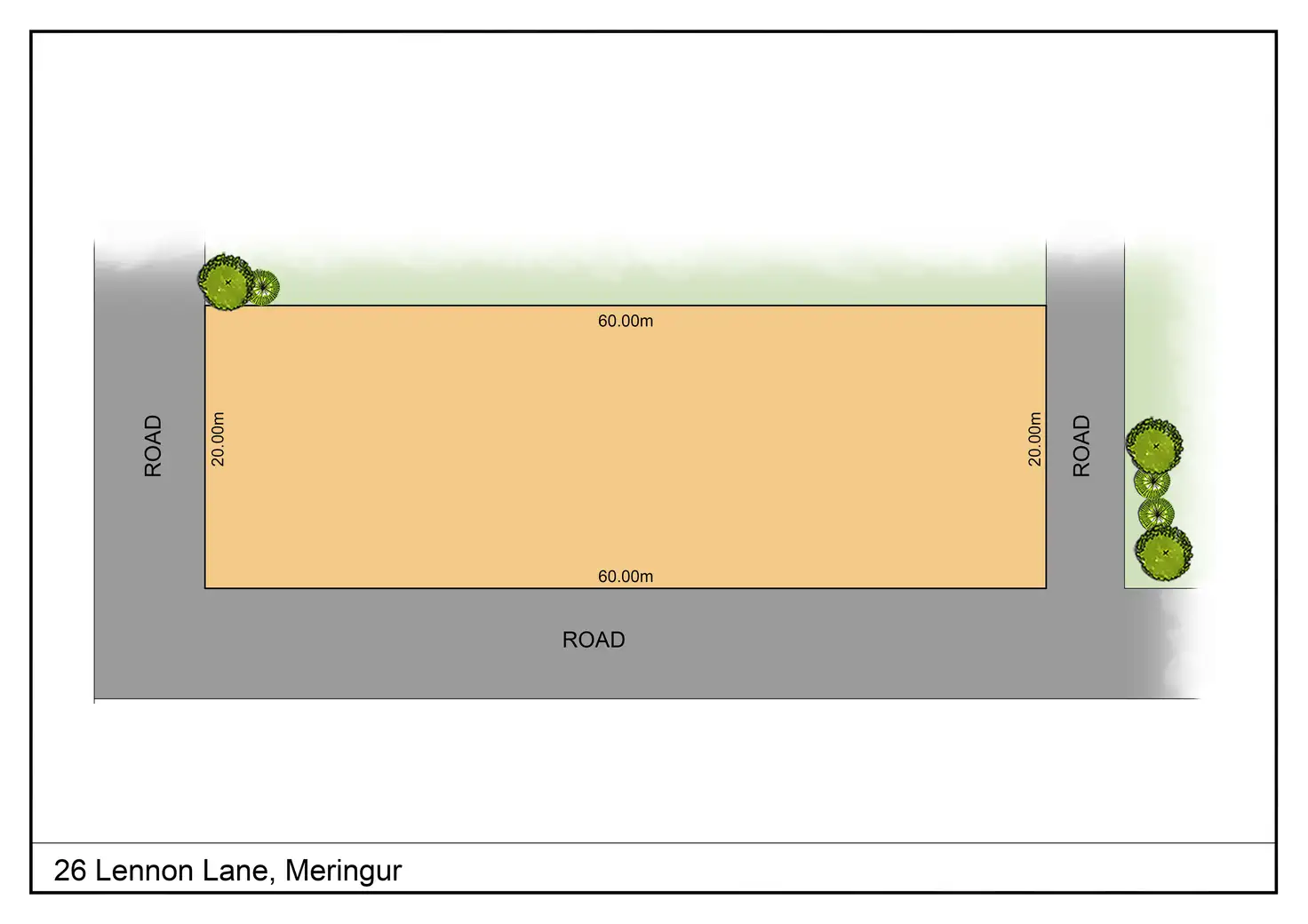 Main view of Homely land listing, 26 Lennon Lane, Meringur VIC 3496