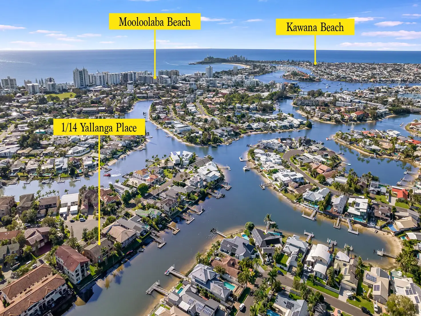 Main view of Homely unit listing, 1/14 Yallanga Place, Mooloolaba QLD 4557