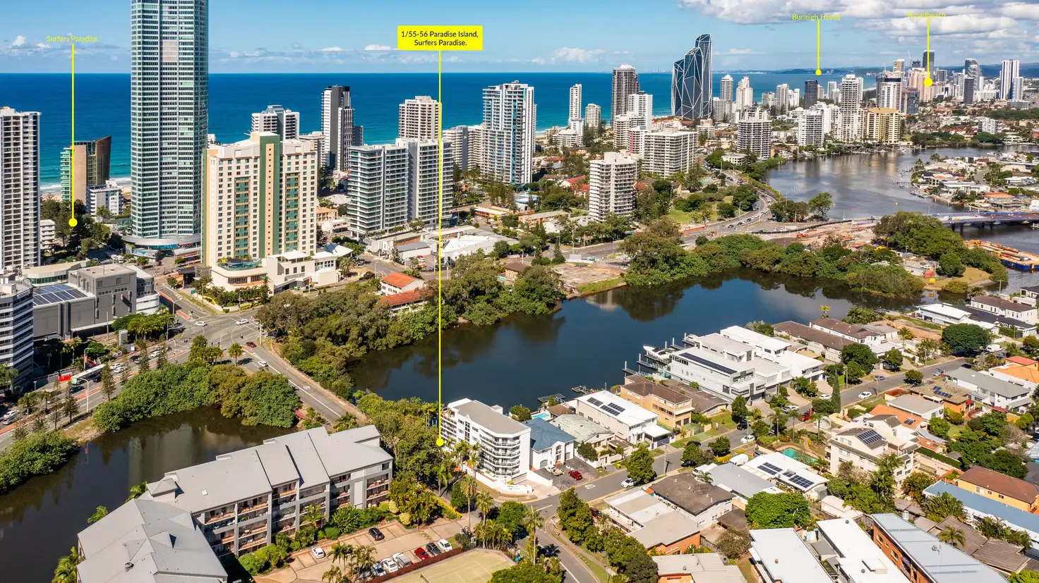 Main view of Homely apartment listing, 1/55-56 Paradise Island, Surfers Paradise QLD 4217
