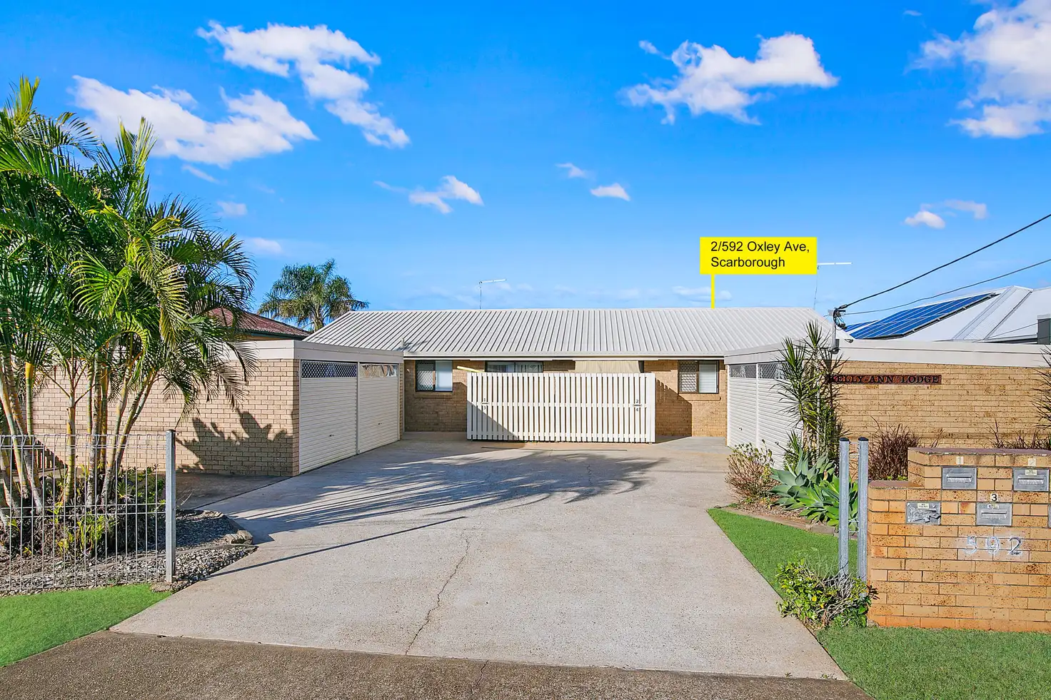 Main view of Homely villa listing, 2/592 Oxley Avenue, Scarborough QLD 4020