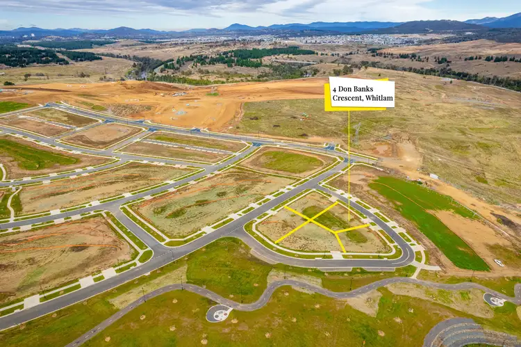 Main view of Homely land listing, 4 Don Banks Crescent, Whitlam ACT 2611