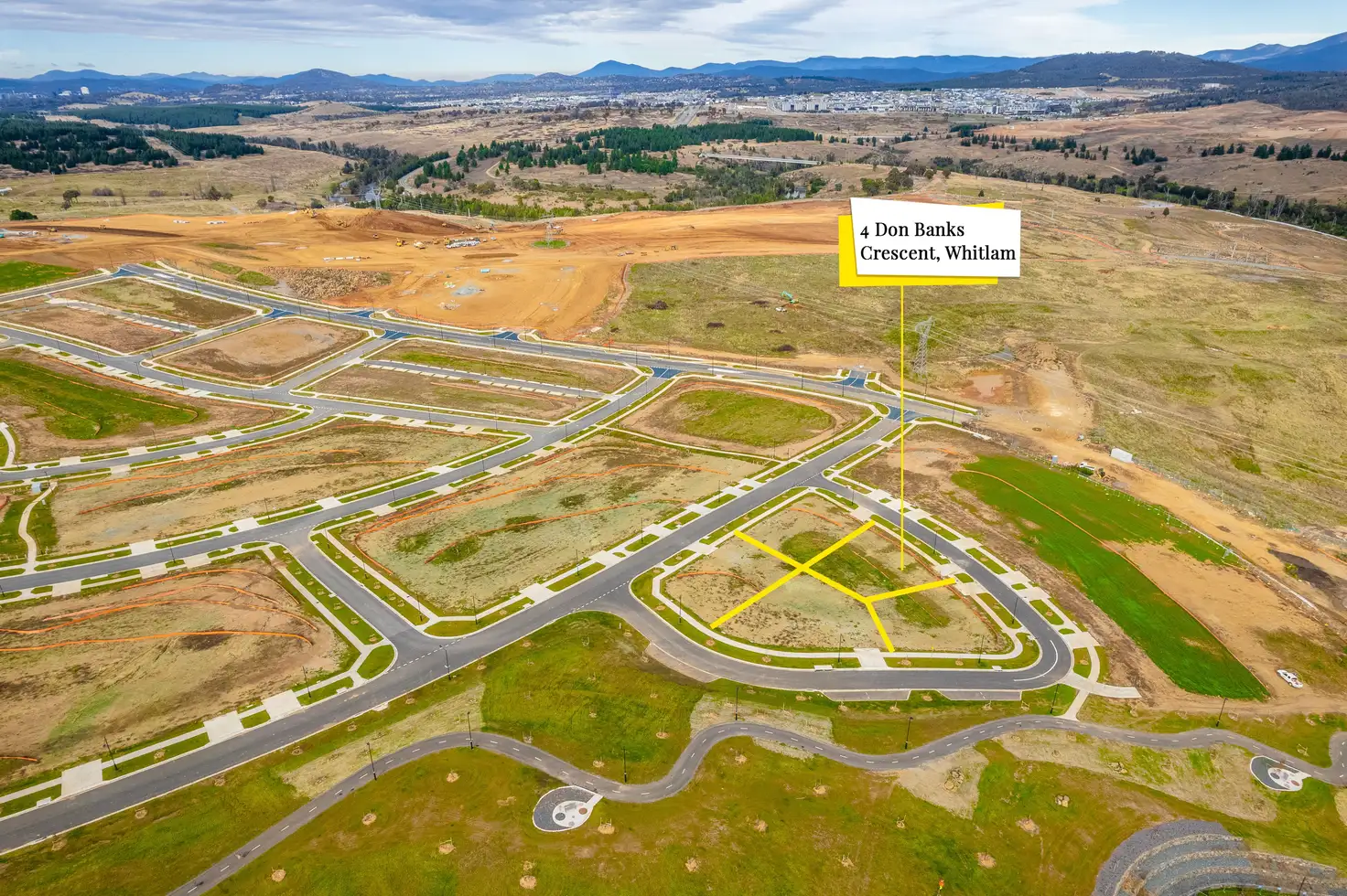 Main view of Homely land listing, 4 Don Banks Crescent, Whitlam ACT 2611
