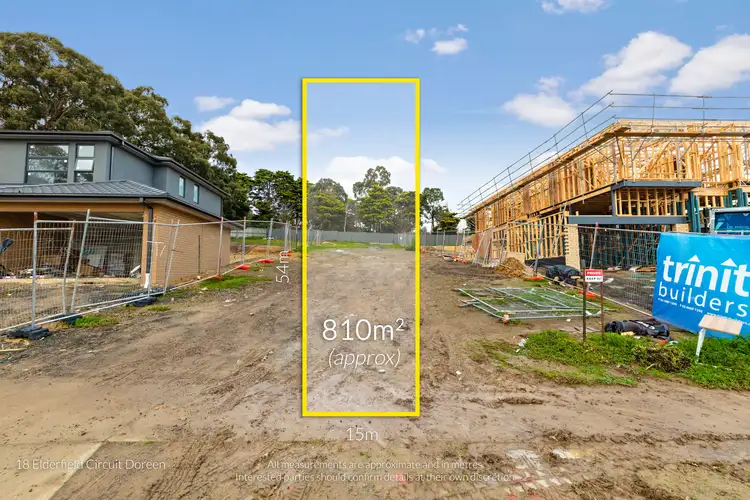 Main view of Homely land listing, 18 Elderfield Circuit, Doreen VIC 3754