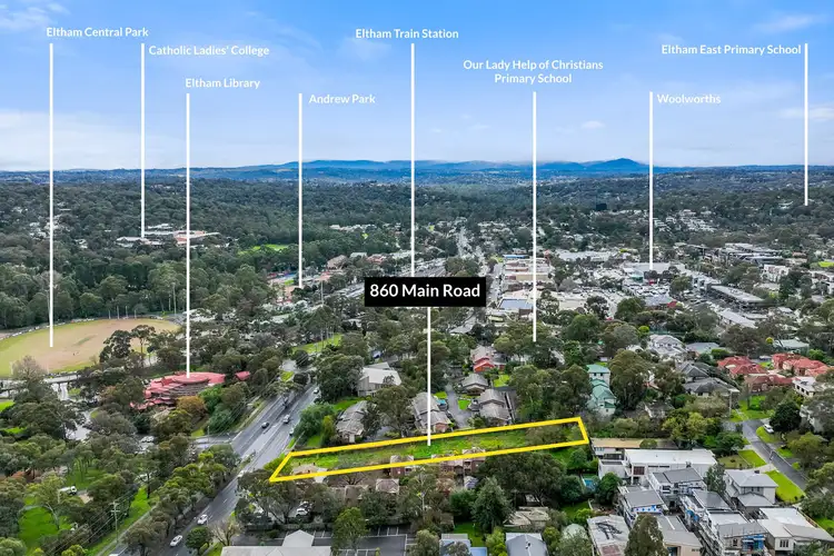 Third view of Homely land listing, 860 Main Road, Eltham VIC 3095