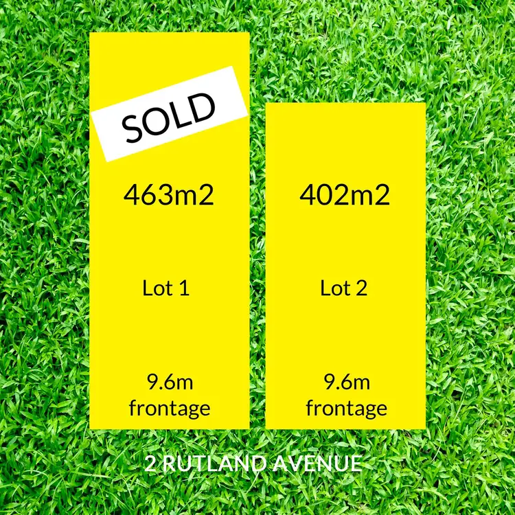 Lot 1 & 2/2 Rutland Avenue, Lockleys SA 5032
