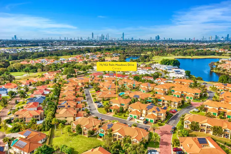 Main view of Homely townhouse listing, 75/152 Palm Meadows Drive, Carrara QLD 4211