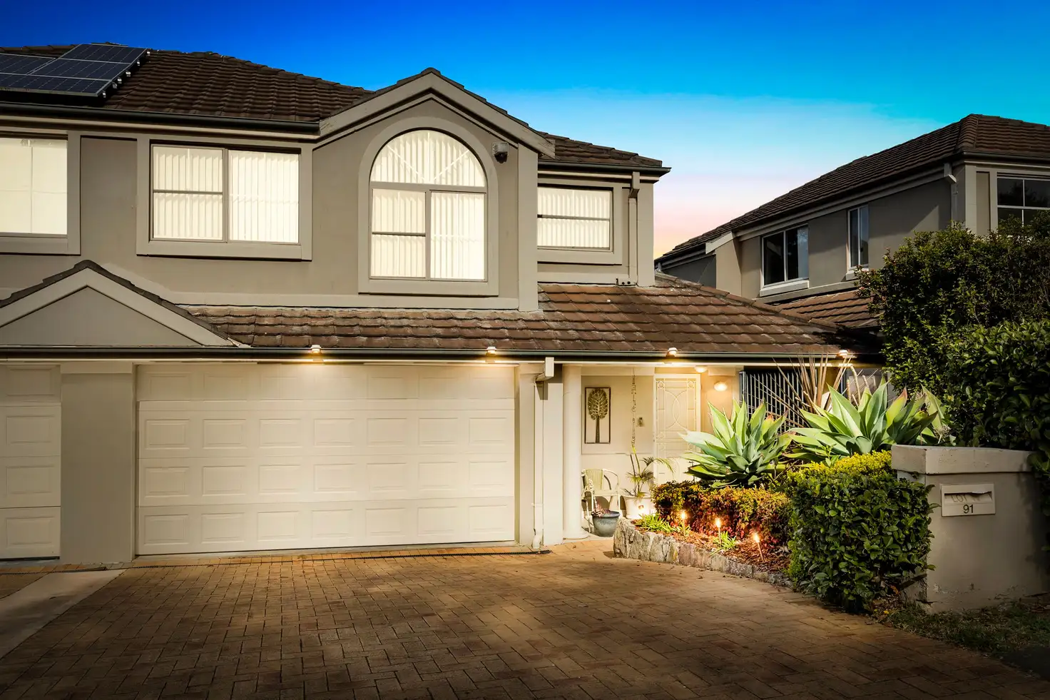 Main view of Homely semi-detached listing, 91 Wrights Road, Castle Hill NSW 2154