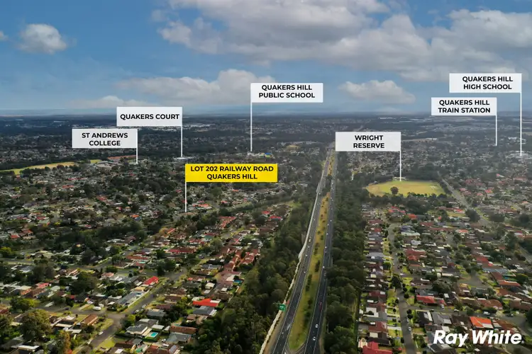 Second view of Homely land listing, LOT 202, 154 Railway Road, Quakers Hill NSW 2763
